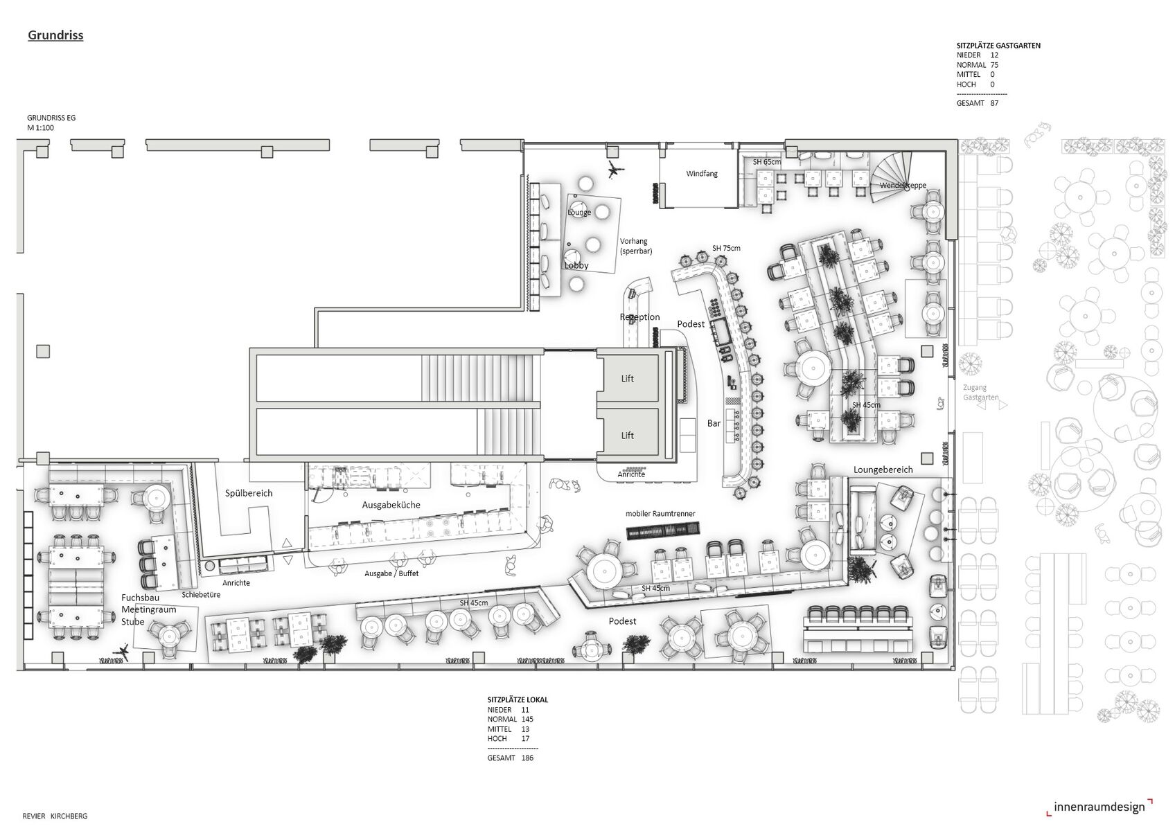 Revier Eichenhalle / Kirchberg / Restaurant-0