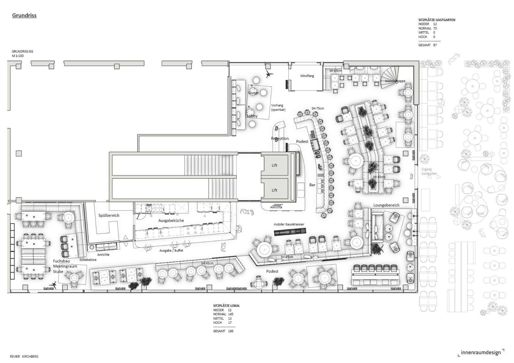 Revier Eichenhalle / Kirchberg / Restaurant-0